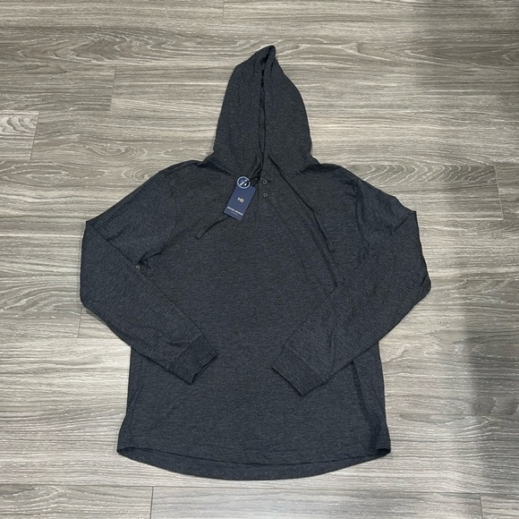 Michael Brandon Other - Michael Brandon hooded Henley. Size L. NWT